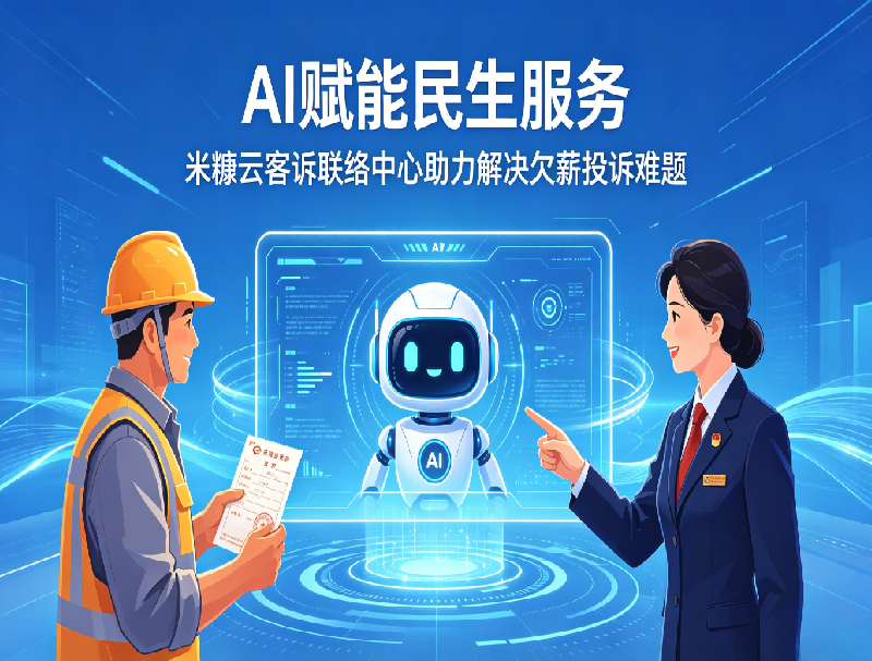AI賦能民生服務(wù)：米糠云客訴聯(lián)絡(luò)中心助力解決欠薪投訴難題